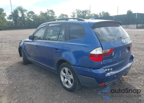 2008 BMW X3 3.0Si z USA, uszkodzony, nr VIN WBXPC93468WJ07722